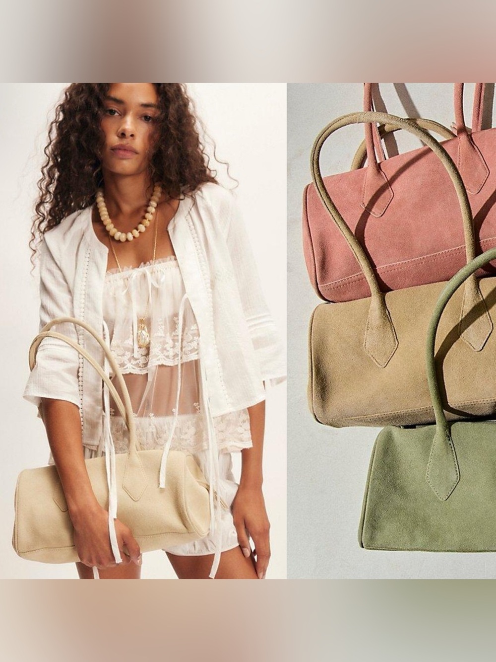 Free People Suede Sierra In Banana Cream
